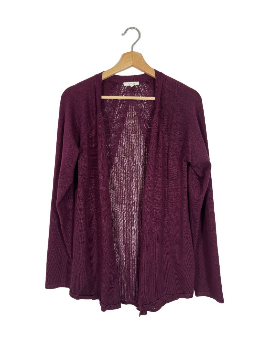 Maurices Women's Duster Cardigan Large Business Casual Comfy Cozy Knit